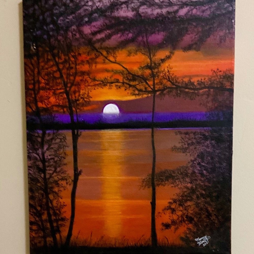 “The Colors of Sunset” Custom Painting